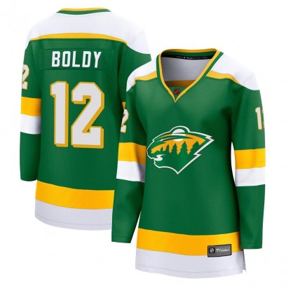 Women's Breakaway Minnesota Wild Matt Boldy Fanatics Branded Special Edition 2.0 Jersey - Green