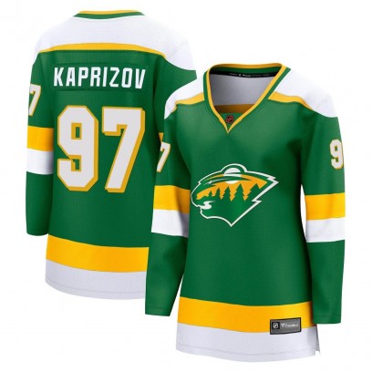Women's Breakaway Minnesota Wild Kirill Kaprizov Fanatics Branded Special Edition 2.0 Jersey - Green