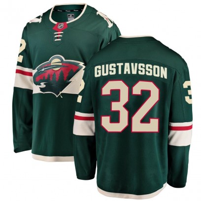 Men's Breakaway Minnesota Wild Filip Gustavsson Fanatics Branded Home Jersey - Green