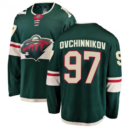 Men's Breakaway Minnesota Wild Dmitry Ovchinnikov Fanatics Branded Home Jersey - Green