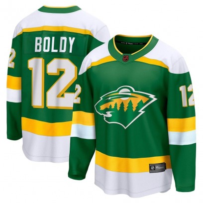 Youth Breakaway Minnesota Wild Matt Boldy Fanatics Branded Special Edition 2.0 Jersey - Green