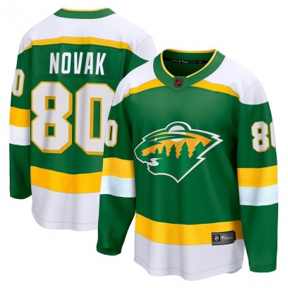 Youth Breakaway Minnesota Wild Pavel Novak Fanatics Branded Special Edition 2.0 Jersey - Green