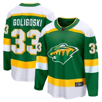 Men's Breakaway Minnesota Wild Alex Goligoski Fanatics Branded Special Edition 2.0 Jersey - Green