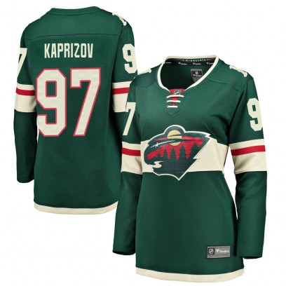 Women's Breakaway Minnesota Wild Kirill Kaprizov Fanatics Branded Home Jersey - Green