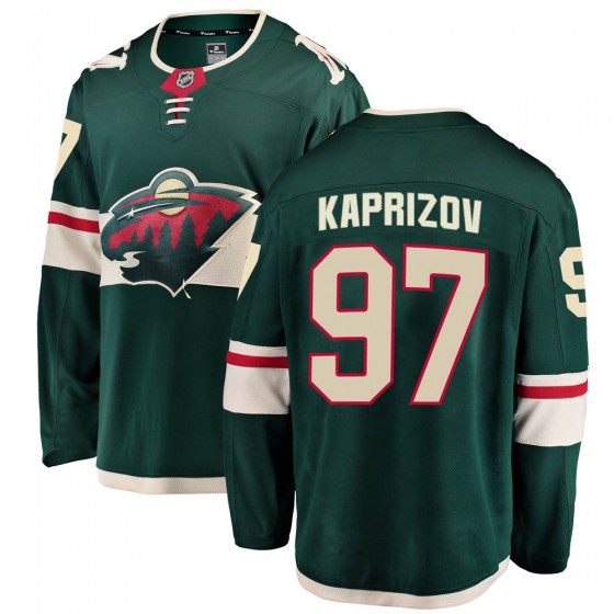 Men's Breakaway Minnesota Wild Kirill Kaprizov Fanatics Branded Home Jersey - Green
